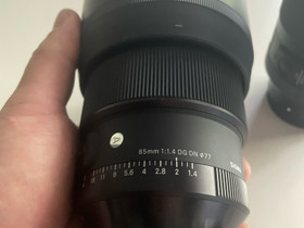 Sigma 85mm DG DN 1.4 art Sony, Objektiivit, Kamerat ja valokuvaus, Loppi, Tori.fi Sigma 85mm DG DN 1.4 art Sony, Objektiivit, Kamerat ja valokuvaus, Loppi, Tori.fi