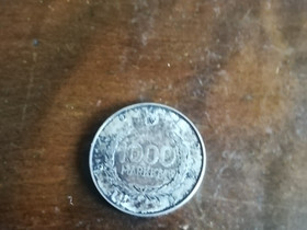 1000.markan kolikko, Rahat ja mitalit, Keräily, Sysmä, Tori.fi 1000.markan kolikko, Rahat ja mitalit, Keräily, Sysmä, Tori.fi