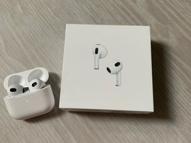 Airpods3, Audio ja musiikkilaitteet, Viihde-elektroniikka, Tampere, Tori.fi Airpods3, Audio ja musiikkilaitteet, Viihde-elektroniikka, Tampere, Tori.fi