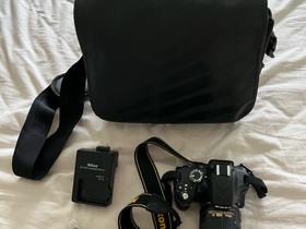Nikon D3200 + 18-55mm objektiivi, Kamerat, Kamerat ja valokuvaus, Kajaani, Tori.fi Nikon D3200 + 18-55mm objektiivi, Kamerat, Kamerat ja valokuvaus, Kajaani, Tori.fi