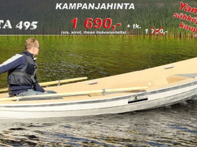 Suvi Soutu-Palta 495 + Yamaha M12, Soutuveneet ja jollat, Veneet, Pirkkala, Tori.fi