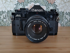 Canon A1 runko +obj. 50mm 1.8 S.C., Kamerat, Kamerat ja valokuvaus, Laihia, Tori.fi Canon A1 runko +obj. 50mm 1.8 S.C., Kamerat, Kamerat ja valokuvaus, Laihia, Tori.fi