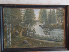 Maisemataulu, Taulut, Sisustus ja huonekalut, Pori, Tori.fi Maisemataulu, Taulut, Sisustus ja huonekalut, Pori, Tori.fi
