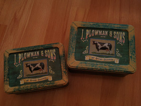 J. Plowman & Sons peltirasiat, Säilytysastiat ja rasiat, Keittiötarvikkeet ja astiat, Lahti, Tori.fi J. Plowman & Sons peltirasiat, Säilytysastiat ja rasiat, Keittiötarvikkeet ja astiat, Lahti, Tori.fi