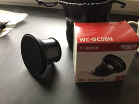 Canon Wide converter WC-DC58N, Objektiivit, Kamerat ja valokuvaus, Joensuu, Tori.fi