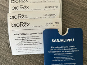 BioRex leffaliput 6 kpl, Keikat, konsertit ja tapahtumat, Matkat ja liput, Rovaniemi, Tori.fi