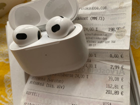 AirPods 3, Audio ja musiikkilaitteet, Viihde-elektroniikka, Jyväskylä, Tori.fi AirPods 3, Audio ja musiikkilaitteet, Viihde-elektroniikka, Jyväskylä, Tori.fi