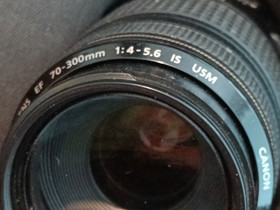 Canon zoom lens ef 70-300mm 1.4-5.6 is usm, Objektiivit, Kamerat ja valokuvaus, Hämeenlinna, Tori.fi Canon zoom lens ef 70-300mm 1.4-5.6 is usm, Objektiivit, Kamerat ja valokuvaus, Hämeenlinna, Tori.fi
