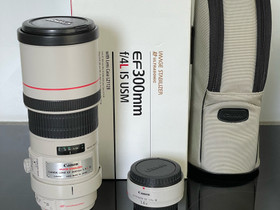 Canon EF 300 f/4L IS USM + extender, Objektiivit, Kamerat ja valokuvaus, Helsinki, Tori.fi Canon EF 300 f/4L IS USM + extender, Objektiivit, Kamerat ja valokuvaus, Helsinki, Tori.fi