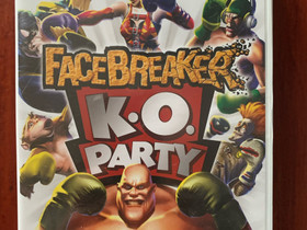 Wii nyrkkeilypeli Facebreaker K.O. Party, Pelikonsolit ja pelaaminen, Viihde-elektroniikka, Valkeakoski, Tori.fi