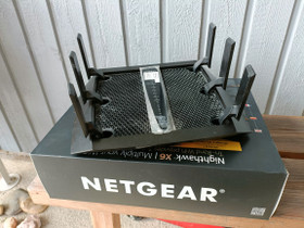 WiFi reititin Netgear Nighthawk X6 R8000, Verkkotuotteet, Tietokoneet ja lisälaitteet, Ii, Tori.fi WiFi reititin Netgear Nighthawk X6 R8000, Verkkotuotteet, Tietokoneet ja lisälaitteet, Ii, Tori.fi