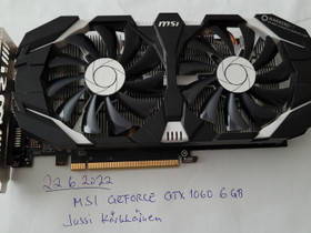 MSI Geforce GTX 1060 6 gb, Komponentit, Tietokoneet ja lisälaitteet, Oulu, Tori.fi MSI Geforce GTX 1060 6 gb, Komponentit, Tietokoneet ja lisälaitteet, Oulu, Tori.fi