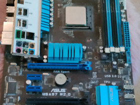 Asus M5A97 R2.0 AMD FX 8320E, Komponentit, Tietokoneet ja lisälaitteet, Valkeakoski, Tori.fi
