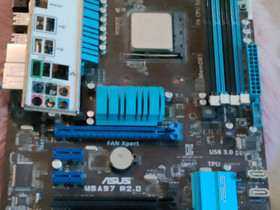 Asus M5A97 R2.0 AMD FX 8320E, Komponentit, Tietokoneet ja lisälaitteet, Valkeakoski, Tori.fi Asus M5A97 R2.0 AMD FX 8320E, Komponentit, Tietokoneet ja lisälaitteet, Valkeakoski, Tori.fi