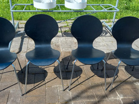 Mustia tuoleja 4 kpl, Pöydät ja tuolit, Sisustus ja huonekalut, Rovaniemi, Tori.fi