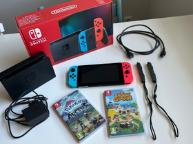 Nintendo Switch ja kaksi peliä., Pelikonsolit ja pelaaminen, Viihde-elektroniikka, Seinäjoki, Tori.fi Nintendo Switch ja kaksi peliä., Pelikonsolit ja pelaaminen, Viihde-elektroniikka, Seinäjoki, Tori.fi