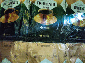 Presidentti kahvi, 12 paketin kassi katso muut ilm, Säilytysastiat ja rasiat, Keittiötarvikkeet ja astiat, Jyväskylä, Tori.fi Presidentti kahvi, 12 paketin kassi katso muut ilm, Säilytysastiat ja rasiat, Keittiötarvikkeet ja astiat, Jyväskylä, Tori.fi