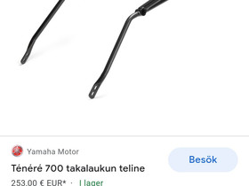 Tenere 700 takalaukun teline, Moottoripyörän varaosat ja tarvikkeet, Mototarvikkeet ja varaosat, Pietarsaari, Tori.fi Tenere 700 takalaukun teline, Moottoripyörän varaosat ja tarvikkeet, Mototarvikkeet ja varaosat, Pietarsaari, Tori.fi