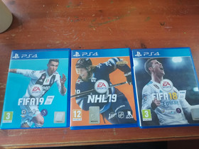 FIfa 18,19 Ja NHL 19, Pelikonsolit ja pelaaminen, Viihde-elektroniikka, Kempele, Tori.fi FIfa 18,19 Ja NHL 19, Pelikonsolit ja pelaaminen, Viihde-elektroniikka, Kempele, Tori.fi
