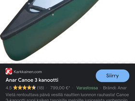 Kanootti, Kanootit ja kajakit, Veneet, Oulu, Tori.fi