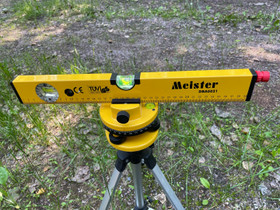 Laservesivaaka Meister ja kolmijalka, Työkalut, tikkaat ja laitteet, Rakennustarvikkeet ja työkalut, Hämeenlinna, Tori.fi Laservesivaaka Meister ja kolmijalka, Työkalut, tikkaat ja laitteet, Rakennustarvikkeet ja työkalut, Hämeenlinna, Tori.fi
