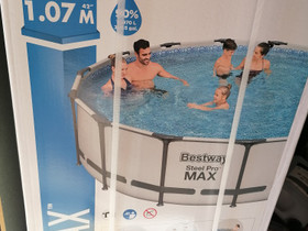 Uusi uima-allassetti Bestway 4,57 m + aurinkopeite, Uinti ja sukellus, Urheilu ja ulkoilu, Tampere, Tori.fi Uusi uima-allassetti Bestway 4,57 m + aurinkopeite, Uinti ja sukellus, Urheilu ja ulkoilu, Tampere, Tori.fi