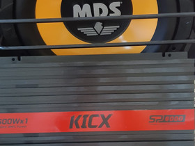 MDS 12 subbari+vahvistin, Audio ja musiikkilaitteet, Viihde-elektroniikka, Savonlinna, Tori.fi MDS 12 subbari+vahvistin, Audio ja musiikkilaitteet, Viihde-elektroniikka, Savonlinna, Tori.fi