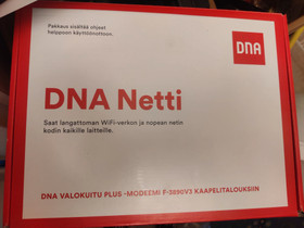 Miltei uusi DNA F-3890V3 VALOKUITU PLUS MODEEMI, Verkkotuotteet, Tietokoneet ja lisälaitteet, Espoo, Tori.fi