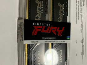 Kingston fury beast 16gb (2x8gb), Komponentit, Tietokoneet ja lisälaitteet, Jyväskylä, Tori.fi Kingston fury beast 16gb (2x8gb), Komponentit, Tietokoneet ja lisälaitteet, Jyväskylä, Tori.fi