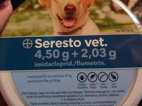 Avaamaton SERESTO VET. KOIRA YLI 8 KG 4,5G/2,03G, Koirien tarvikkeet, Lemmikkieläimet, Outokumpu, Tori.fi Avaamaton SERESTO VET. KOIRA YLI 8 KG 4,5G/2,03G, Koirien tarvikkeet, Lemmikkieläimet, Outokumpu, Tori.fi