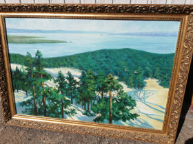 Maisemataulu, Taulut, Sisustus ja huonekalut, Pori, Tori.fi Maisemataulu, Taulut, Sisustus ja huonekalut, Pori, Tori.fi
