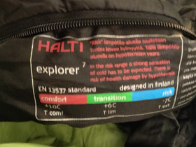 Halti explorer 7 makuupussi, Ulkoilu ja retkeily, Urheilu ja ulkoilu, Turku, Tori.fi Halti explorer 7 makuupussi, Ulkoilu ja retkeily, Urheilu ja ulkoilu, Turku, Tori.fi
