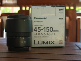 Lumix G Vario 45-150mm F4.0-5.6 ASPH MEGA O.I.S, Objektiivit, Kamerat ja valokuvaus, Kouvola, Tori.fi Lumix G Vario 45-150mm F4.0-5.6 ASPH MEGA O.I.S, Objektiivit, Kamerat ja valokuvaus, Kouvola, Tori.fi