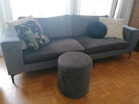 Harmaa samettirahi, Pöydät ja tuolit, Sisustus ja huonekalut, Ylöjärvi, Tori.fi Harmaa samettirahi, Pöydät ja tuolit, Sisustus ja huonekalut, Ylöjärvi, Tori.fi