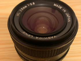 Yashika 28mm 1:2.8 manual, Objektiivit, Kamerat ja valokuvaus, Kotka, Tori.fi Yashika 28mm 1:2.8 manual, Objektiivit, Kamerat ja valokuvaus, Kotka, Tori.fi