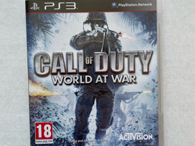 Call of Duty World at War Ps3 JNS, Pelikonsolit ja pelaaminen, Viihde-elektroniikka, Joensuu, Tori.fi