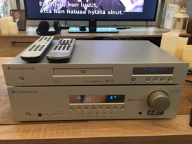 Cambridge Audio 540R V2 ja Cambridge Audio DVD 86, Audio ja musiikkilaitteet, Viihde-elektroniikka, Naantali, Tori.fi Cambridge Audio 540R V2 ja Cambridge Audio DVD 86, Audio ja musiikkilaitteet, Viihde-elektroniikka, Naantali, Tori.fi