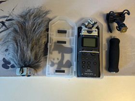 Zoom h5 + haulikkomikrofoni ja tarvikkeita, Audio ja musiikkilaitteet, Viihde-elektroniikka, Oulu, Tori.fi