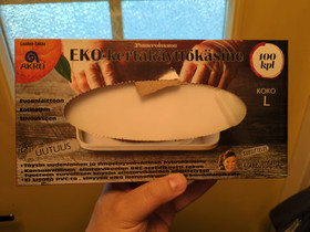 EKO-kertakäyttökäsine koko L, Muut keittiötarvikkeet, Keittiötarvikkeet ja astiat, Jyväskylä, Tori.fi EKO-kertakäyttökäsine koko L, Muut keittiötarvikkeet, Keittiötarvikkeet ja astiat, Jyväskylä, Tori.fi