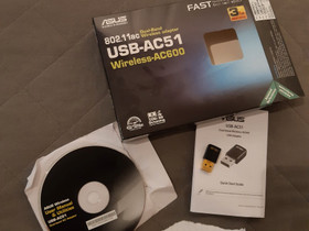 Asus USB Dual-Band Wireless adapter, Verkkotuotteet, Tietokoneet ja lisälaitteet, Kemi, Tori.fi Asus USB Dual-Band Wireless adapter, Verkkotuotteet, Tietokoneet ja lisälaitteet, Kemi, Tori.fi