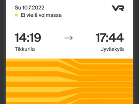 Jyväskylä- Hki Tikkurila- Jyväskylä, Matkat, risteilyt ja lentoliput, Matkat ja liput, Jyväskylä, Tori.fi Jyväskylä- Hki Tikkurila- Jyväskylä, Matkat, risteilyt ja lentoliput, Matkat ja liput, Jyväskylä, Tori.fi