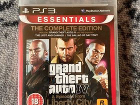 PS 3 GTA 4 Complete Edition, Pelikonsolit ja pelaaminen, Viihde-elektroniikka, Seinäjoki, Tori.fi PS 3 GTA 4 Complete Edition, Pelikonsolit ja pelaaminen, Viihde-elektroniikka, Seinäjoki, Tori.fi
