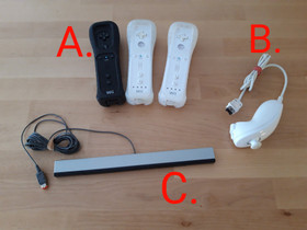 Wii-ohjaimia ja SensorBar (10-21e/kpl), Pelikonsolit ja pelaaminen, Viihde-elektroniikka, Ylöjärvi, Tori.fi Wii-ohjaimia ja SensorBar (10-21e/kpl), Pelikonsolit ja pelaaminen, Viihde-elektroniikka, Ylöjärvi, Tori.fi