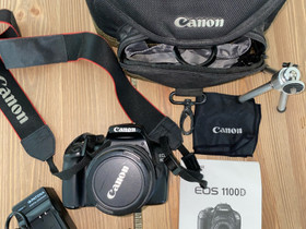 Canon EOS1100D & tarvikkeet, Muu viihde-elektroniikka, Viihde-elektroniikka, Sipoo, Tori.fi