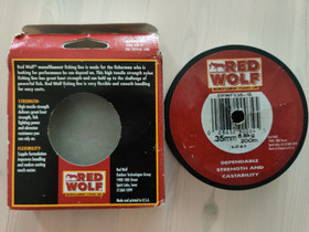 0,35 mm/6,8kg/100m monofiilisiima Red Wolf, Kalastustarvikkeet, Metsästys ja kalastus, Kontiolahti, Tori.fi 0,35 mm/6,8kg/100m monofiilisiima Red Wolf, Kalastustarvikkeet, Metsästys ja kalastus, Kontiolahti, Tori.fi