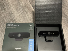 Logitech BRIO 4K Stream Edition web-kamera, Oheislaitteet, Tietokoneet ja lisälaitteet, Lappeenranta, Tori.fi