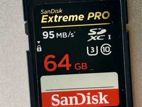 Sandisk Extreme PRO SDXC 64Gt 95mb/s, Muu valokuvaus, Kamerat ja valokuvaus, Espoo, Tori.fi Sandisk Extreme PRO SDXC 64Gt 95mb/s, Muu valokuvaus, Kamerat ja valokuvaus, Espoo, Tori.fi