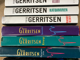 Tess Gerritsen kirjoja, Kaunokirjallisuus, Kirjat ja lehdet, Rovaniemi, Tori.fi Tess Gerritsen kirjoja, Kaunokirjallisuus, Kirjat ja lehdet, Rovaniemi, Tori.fi