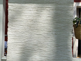 Valkoinen räsymatto lyhyt (76x189cm), Matot ja tekstiilit, Sisustus ja huonekalut, Alavus, Tori.fi