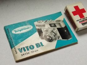 Käyttöohjekirja Voigtländer Vito BL, Muu valokuvaus, Kamerat ja valokuvaus, Salo, Tori.fi Käyttöohjekirja Voigtländer Vito BL, Muu valokuvaus, Kamerat ja valokuvaus, Salo, Tori.fi